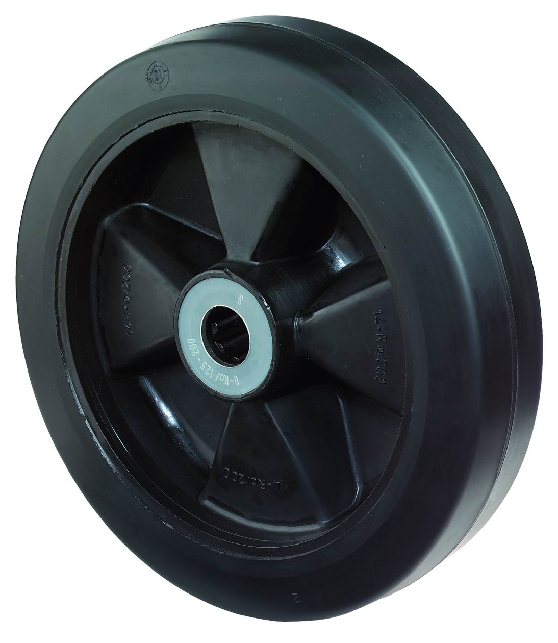 Gummiräder - B60 | Rollenprofi - Rollen für jedermann