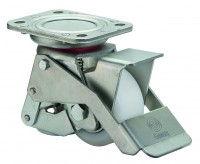 Heberollen für Maschinen und Einrichtungen mit Feststeller W120.B15 Lauffläche und Radkörper Kunststoff Kugellager Tragfähigkeit 400 kg BS Rollen Heberollen für Maschinen und Einrichtungen mit Feststeller W120.B15 Lauffläche und Radkörper Kunststoff Kugellager Tragfähigkeit 400 kg BS Rollen